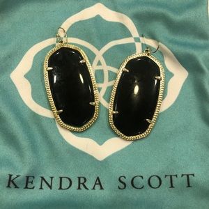 Kendra Scott Black Danielle Earrings